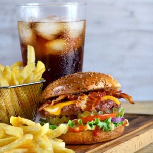 Combo Hamburguesa BBQ Bacon